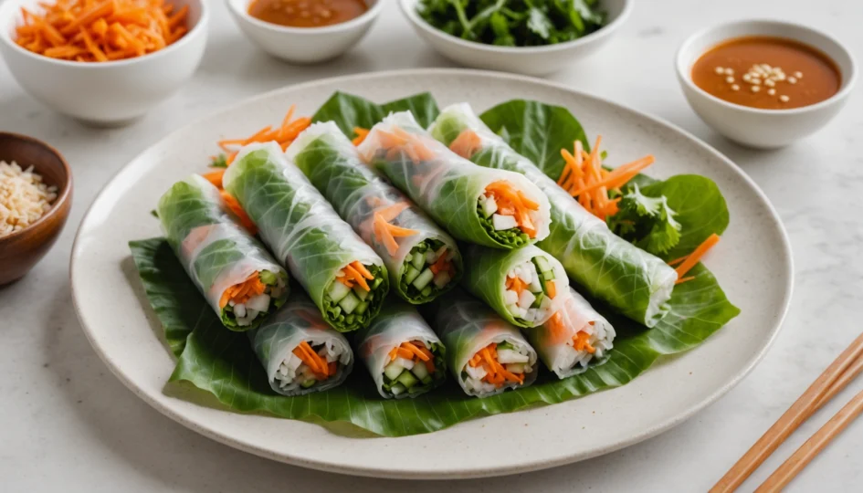 sauce rouleaux de printemps cacahuète