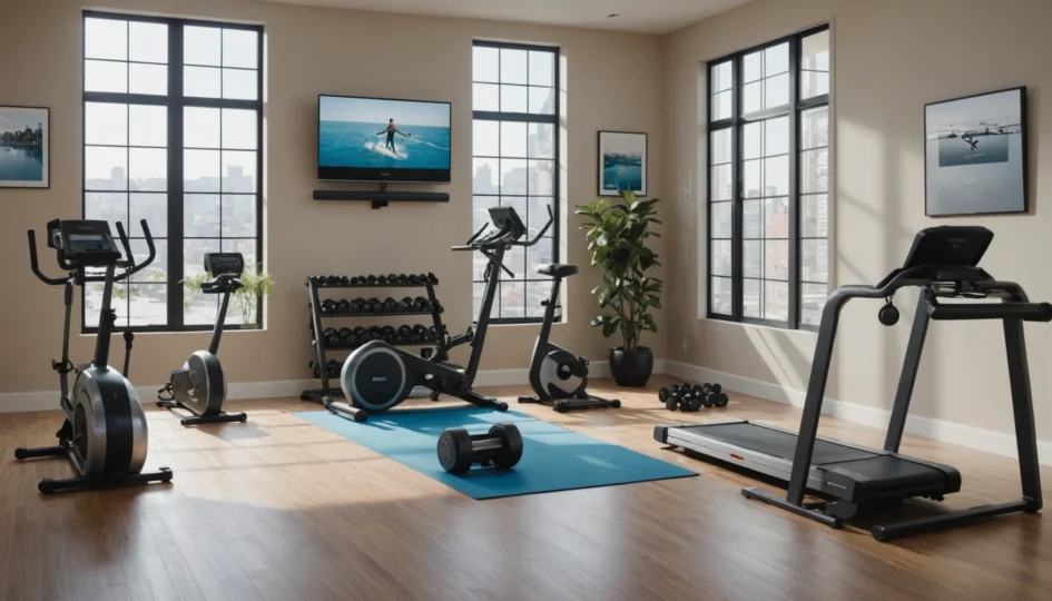 matériel de sport à la maison
